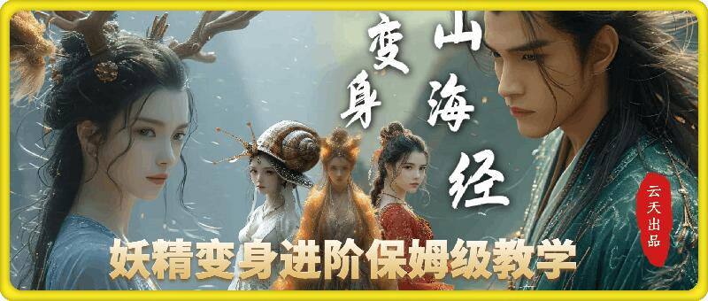 云天AI山海经变身视频教程，妖精变身进阶保姆级教学-888资源网
