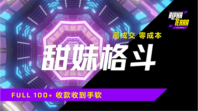 （14559期）高成交零成本，售卖甜美格斗课程，谁发谁火，加爆微信，日入1000+收款…-888资源网
