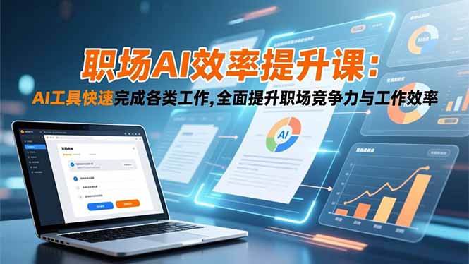 （16598期）职场AI效率提升课：AI工具快速完成各类工作,全面提升职场竞争力与工作效率