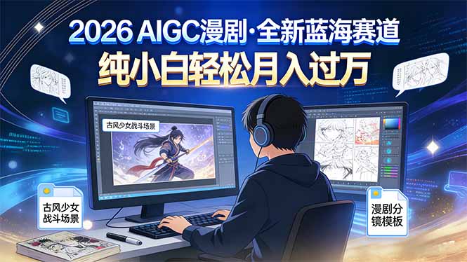 （16781期）2026年全新蓝海赛道，纯小白轻松月入过万