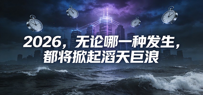 公众号付费文章：2026，无论哪一种发生，都将掀起滔天巨浪