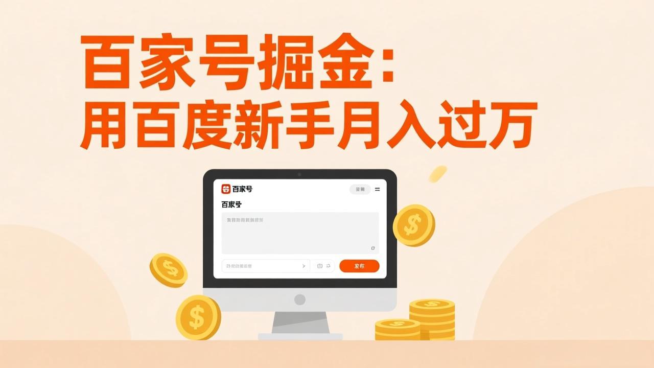 （17549期）家号掘金：用百度新手月入过万，日入300，无需引流，全新手机搬砖项目