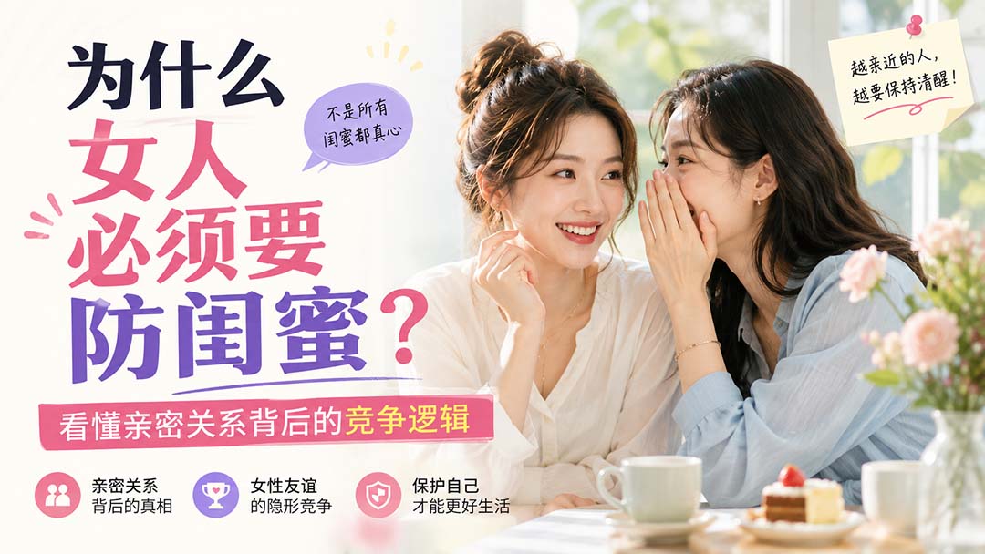 (20114期)付费文章:为什么女人必须要防闺蜜?看懂亲密关系背后的竞争逻辑