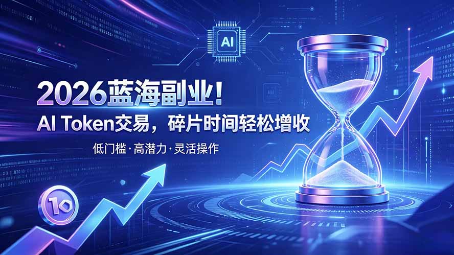 （19997期）AI Token算力赛道！普通人可入局的数字副业